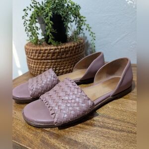 Madewell The Kinsley D’Orsey woven flat sandals Sz 7.5 Summer‎